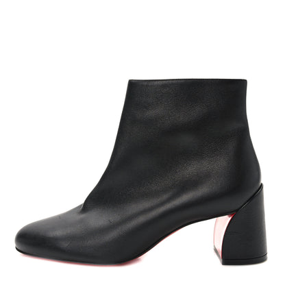 Christian Louboutin Calfskin Turela 55 Ankle Boots 38 Black 1 of 8