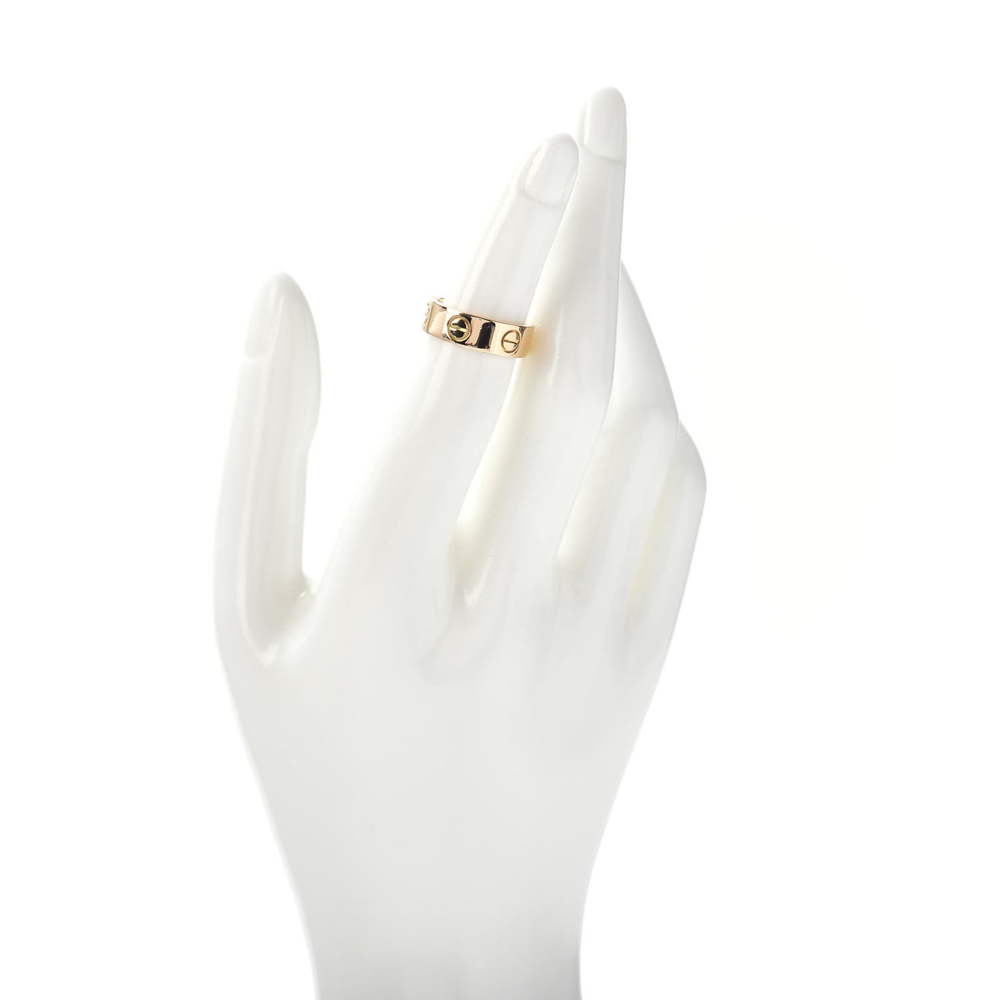 18K Yellow Gold 5.5mm LOVE Ring 48 4.5