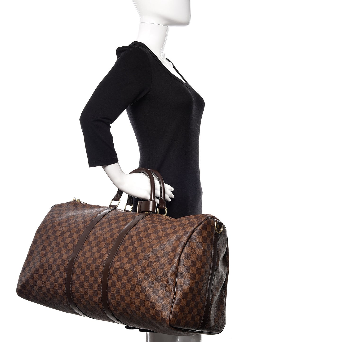 Damier Ebene Keepall Bandouliere 55