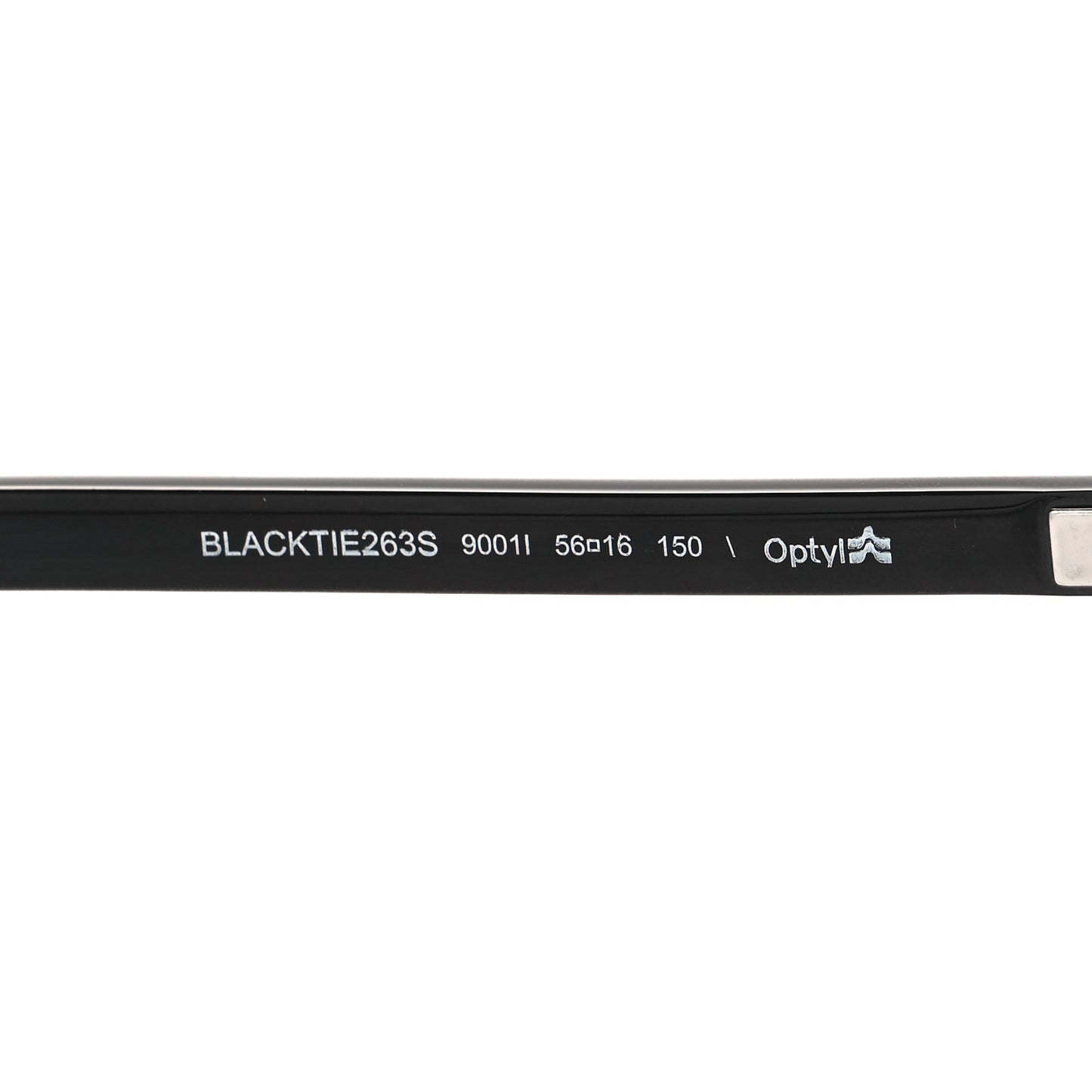 Acetate Black Tie 263S Sunglasses Grey Black