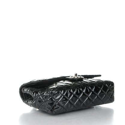 Chanel Patent Quilted Medium Double Flap Black 4 of 8