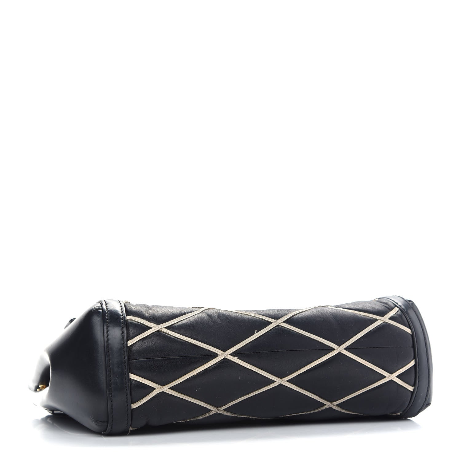Louis Vuitton Lambskin Malletage Pochette Flap Black 4 of 14