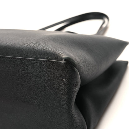 Louis Vuitton Grained Calfskin Lockme Shopper Black 10 of 14
