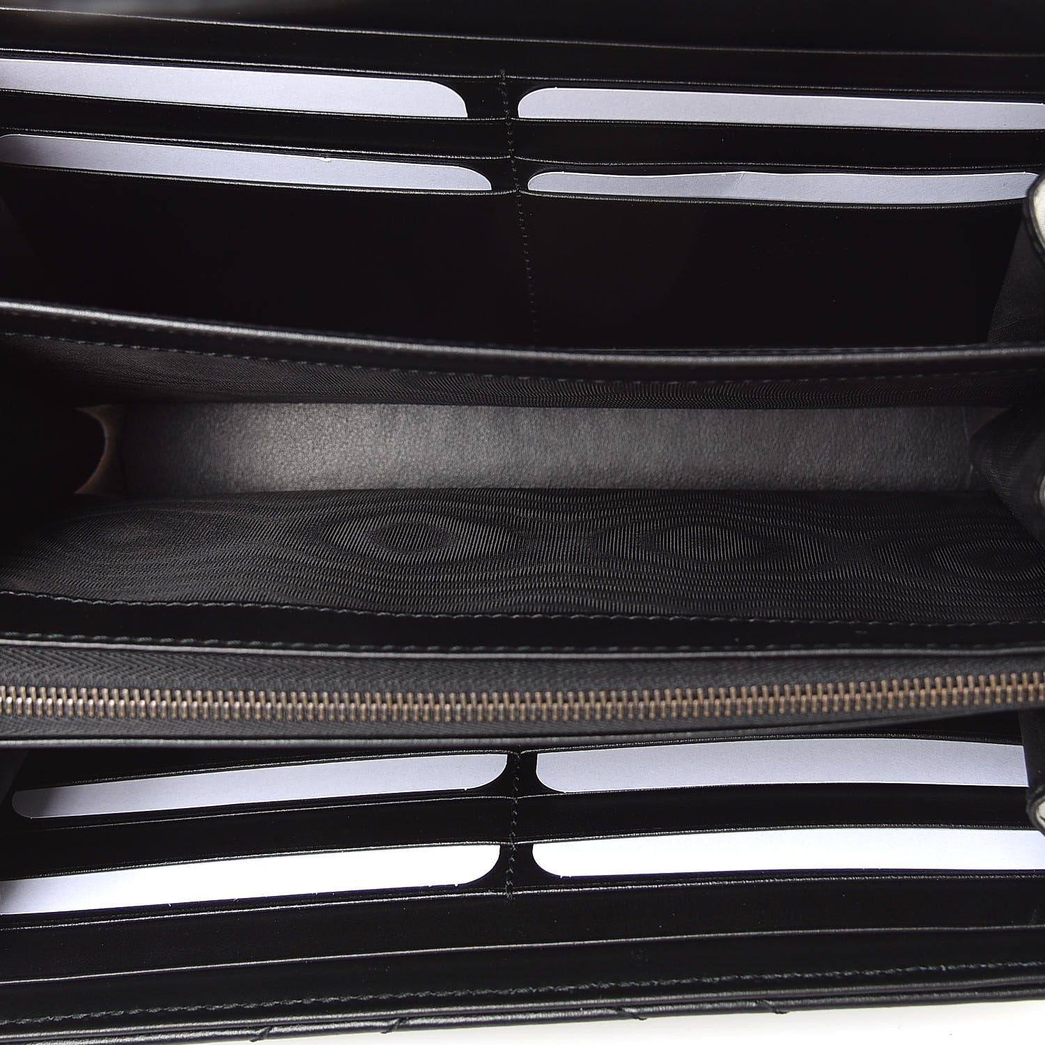 Gucci Calfskin Matelasse GG Marmont Chain Wallet Black 5 of 10