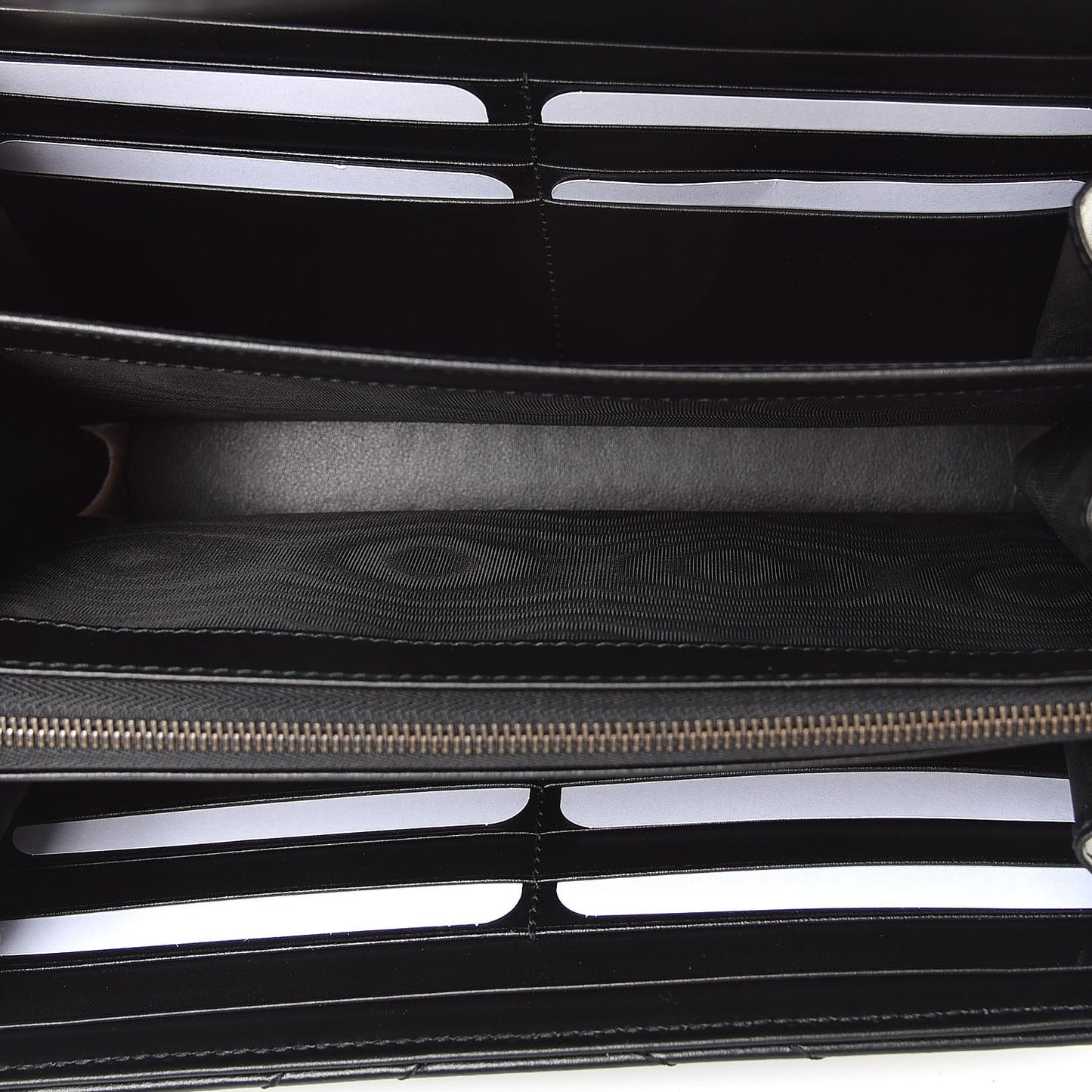 Calfskin Matelasse GG Marmont Chain Wallet Black