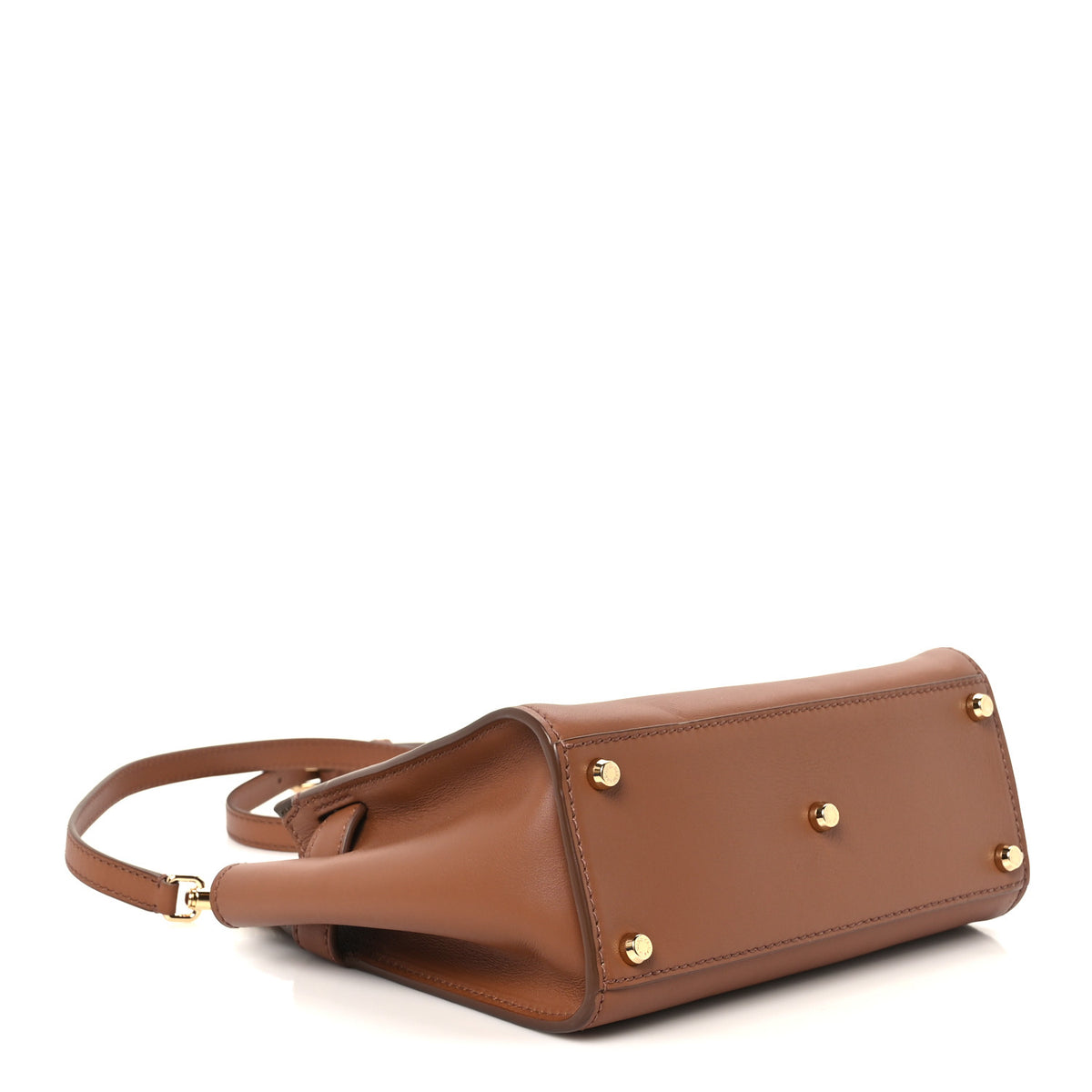 Dolce & Gabbana DOLCE GABBANA Vitello Morbido Small Sicily 62 Bag Brown 3 of 9