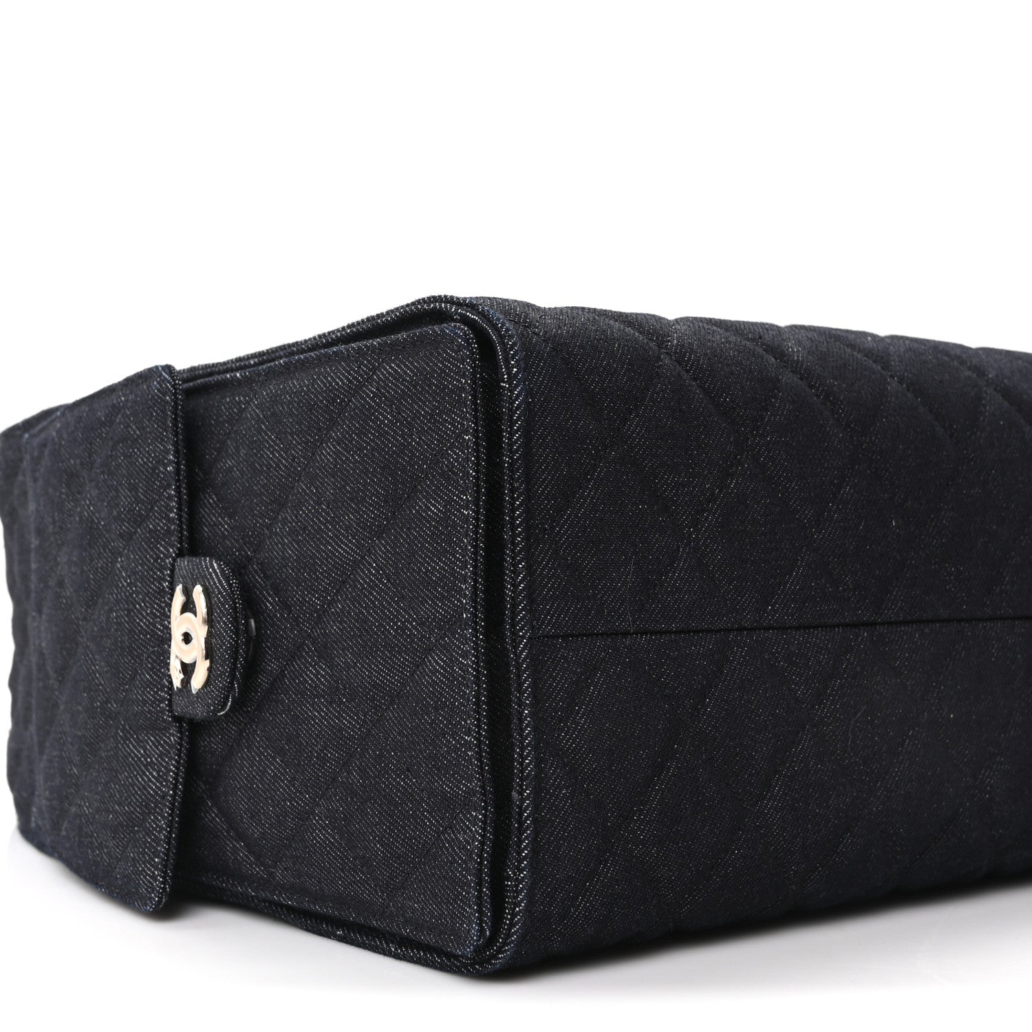 Chanel Denim Quilted Medium Chanel 25 Handbag Dark Blue 10 of 12