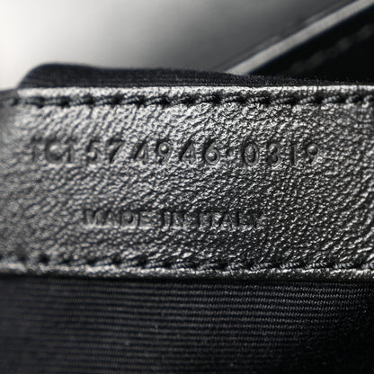 Saint Laurent Calfskin Y Quilted Monogram Monochrome Medium Loulou Chain Satchel Black 7 of 10
