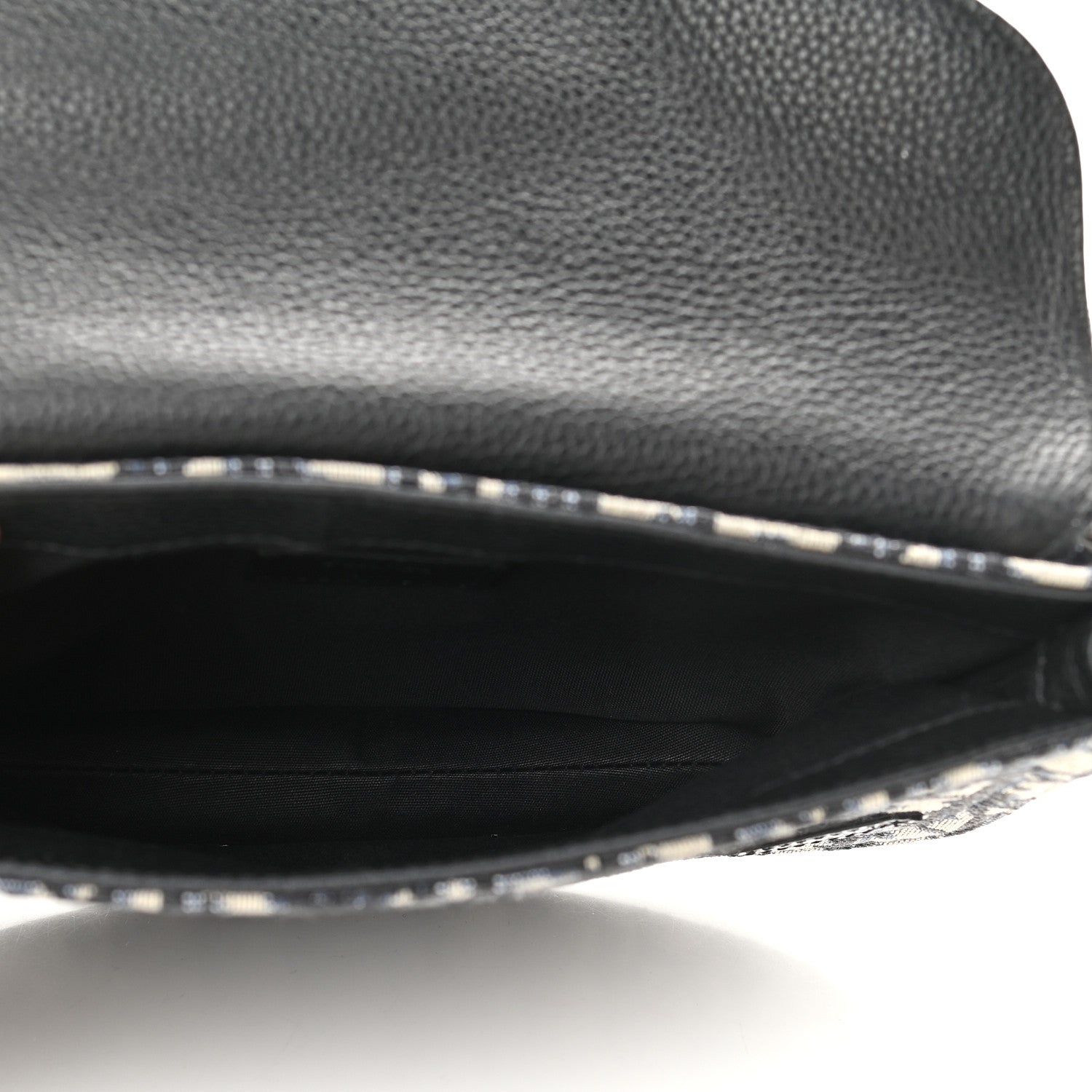 Christian Dior Oblique Saddle Messenger Pouch Beige Black 7 of 8