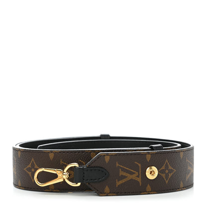 Louis Vuitton Monogram Bandouliere Shoulder Strap Black 2 of 6