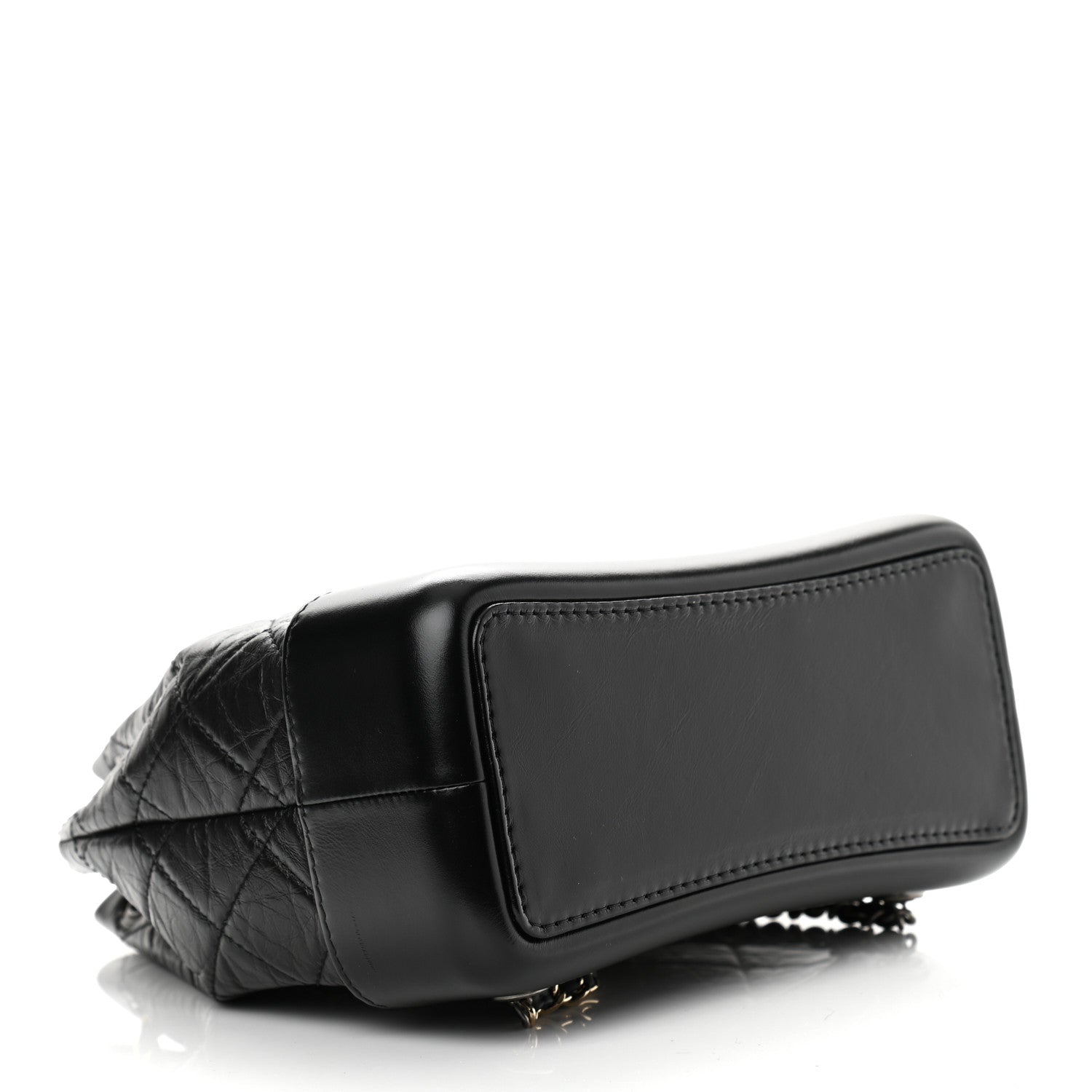 Chanel Aged Calfskin Quilted Small Gabrielle Backpack Black 4 of 11