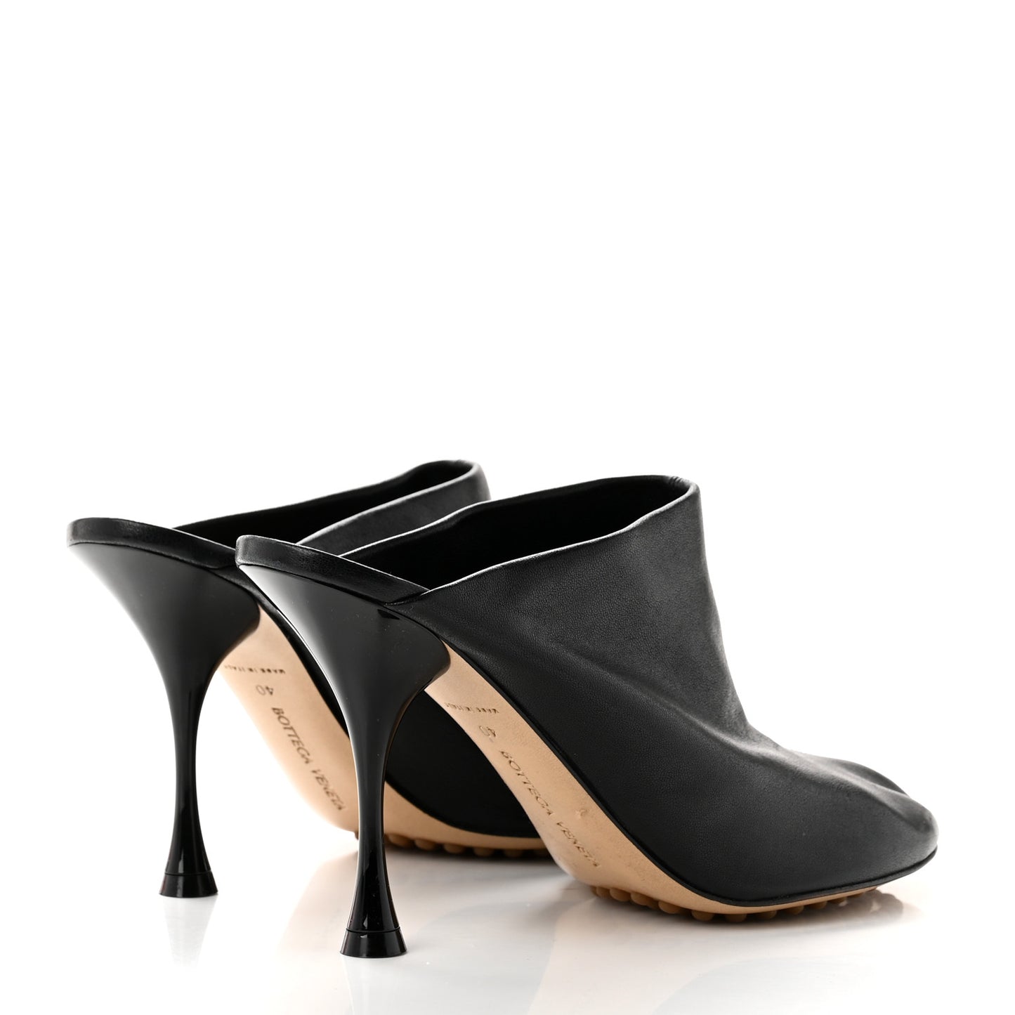 Stretch Nappa Dot Pumps 40 Black