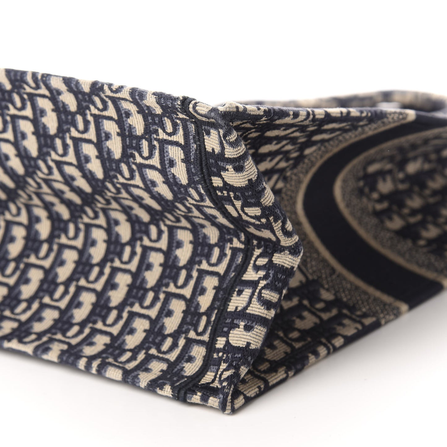 Oblique Book Tote Blue Multicolor