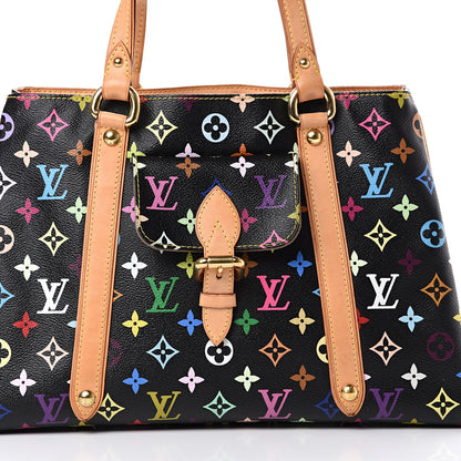 Louis Vuitton Monogram Multicolor Aurelia MM Black 7 of 14