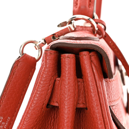 Hermes Togo Kelly Retourne 28 Rouge Duchesse 11 of 11