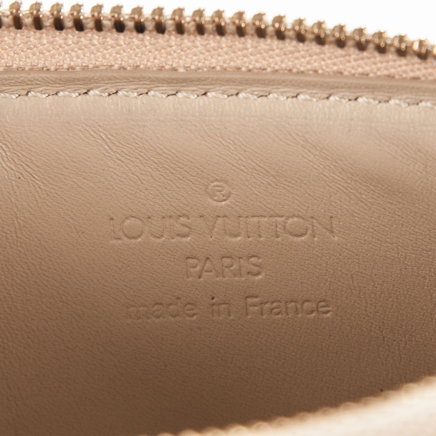 Louis Vuitton Vernis Lexington Pochette Beige 6 of 7