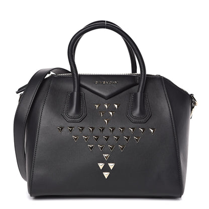 Givenchy Calfskin Triangle Studded Small Antigona Black 1 of 14