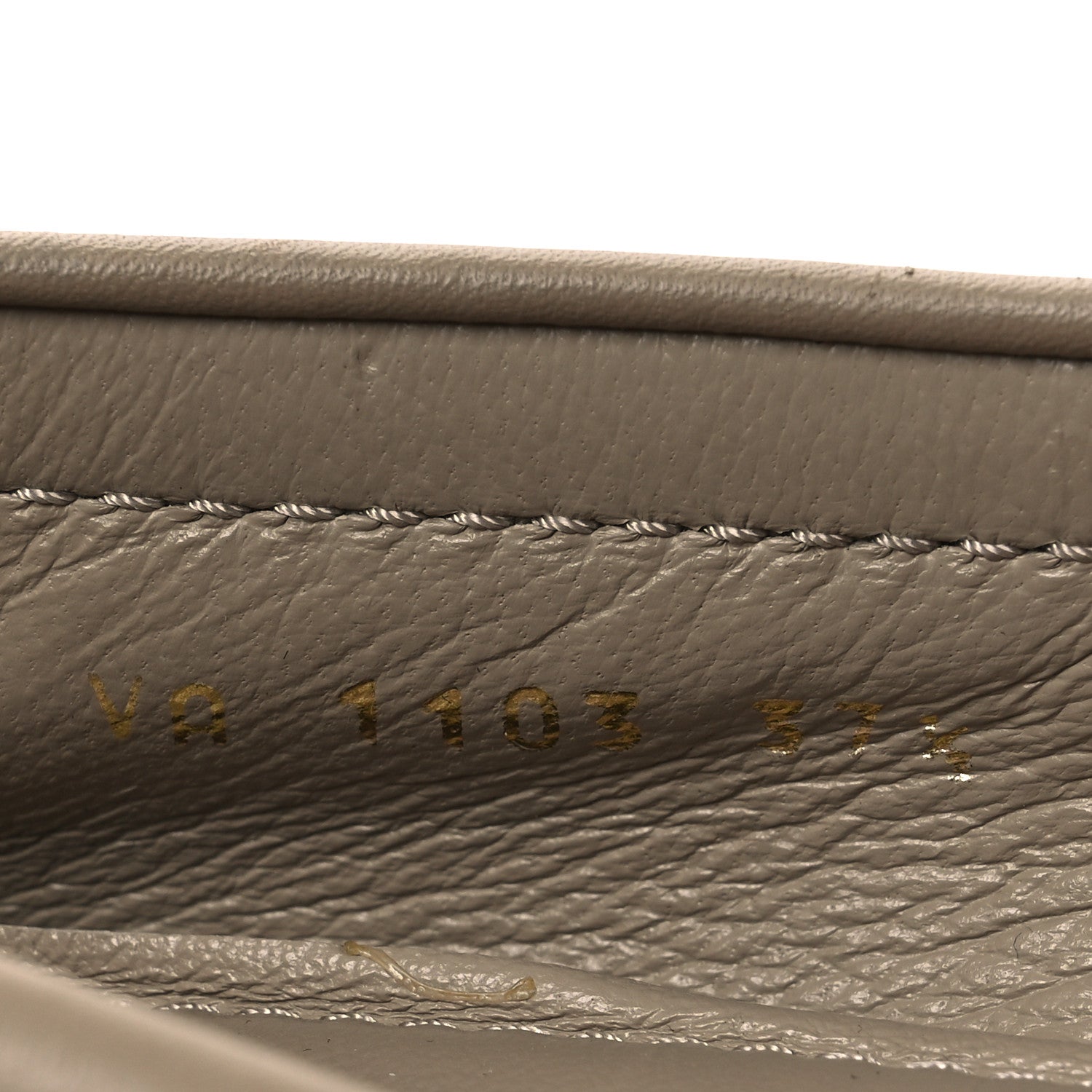 Louis Vuitton Calfskin Oxford Loafers 37.5 Beige White 10 of 17