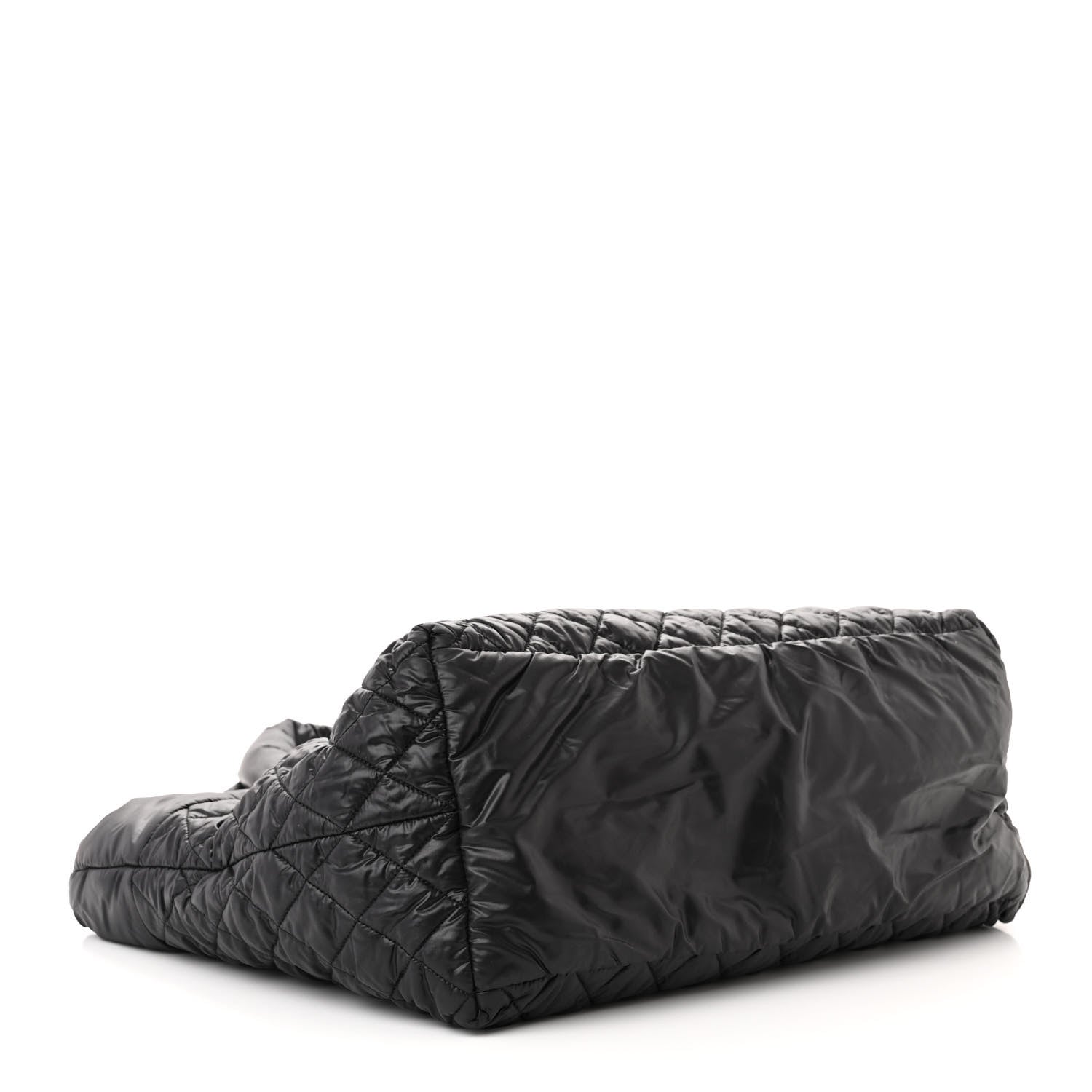 Chanel Nylon Quilted Large Coco Cocoon Tote Black 4 of 11