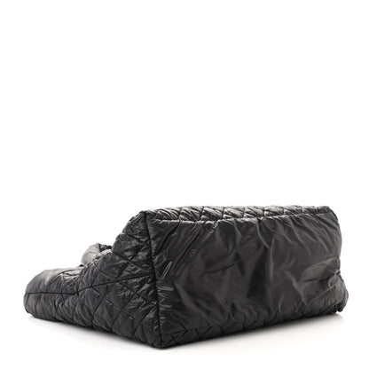 Chanel Nylon Quilted Large Coco Cocoon Tote Black 4 of 11