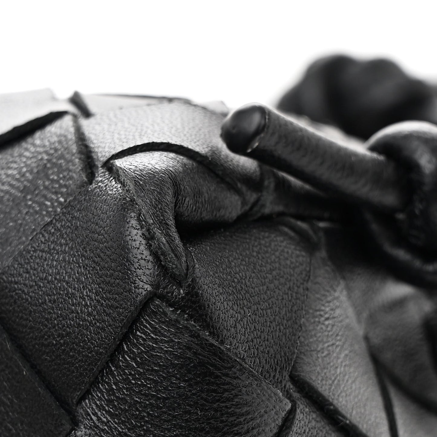 Nappa Intrecciato Concert Pouch Black