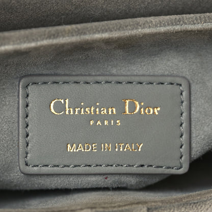 Christian Dior Velvet Crystal Mini Saddle Bag Grey 6 of 10