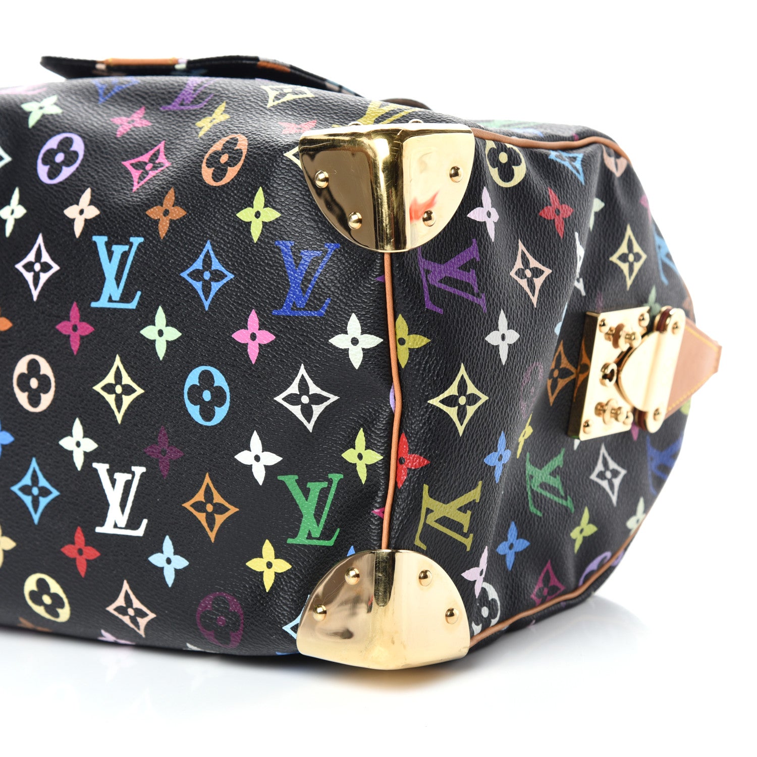 Louis Vuitton Monogram Multicolor Speedy 30 Black 7 of 8