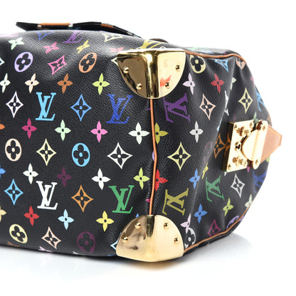 Louis Vuitton Monogram Multicolor Speedy 30 Black 7 of 8