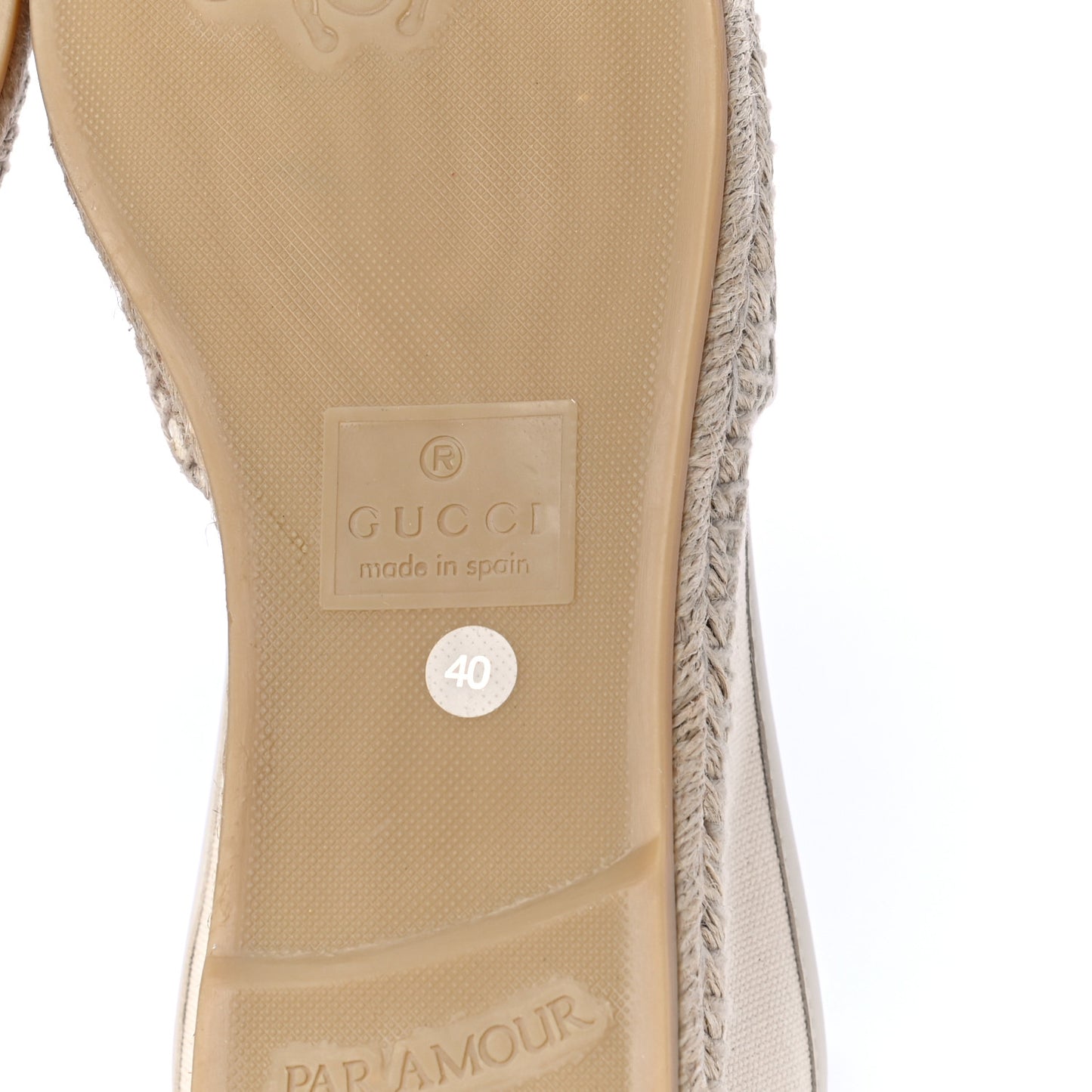 Canvas Logo Espadrilles 40 Greggio White