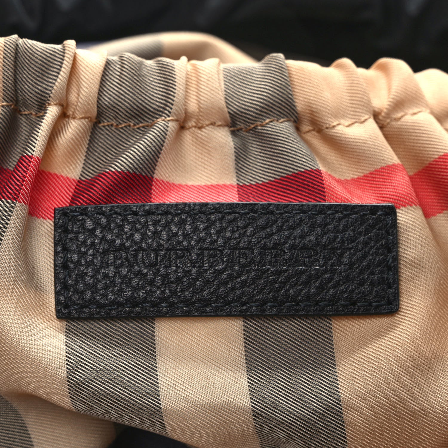 Burberry Nylon Grained Calfskin Watson Diaper Bag Black 6 of 15