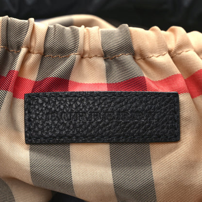 Burberry Nylon Grained Calfskin Watson Diaper Bag Black 6 of 15