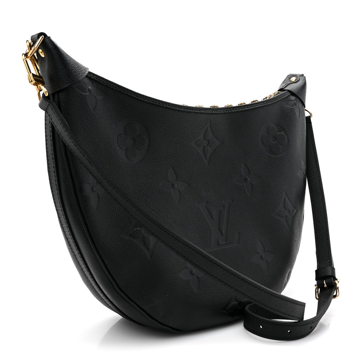 Empreinte Monogram Giant Loop Hobo Black