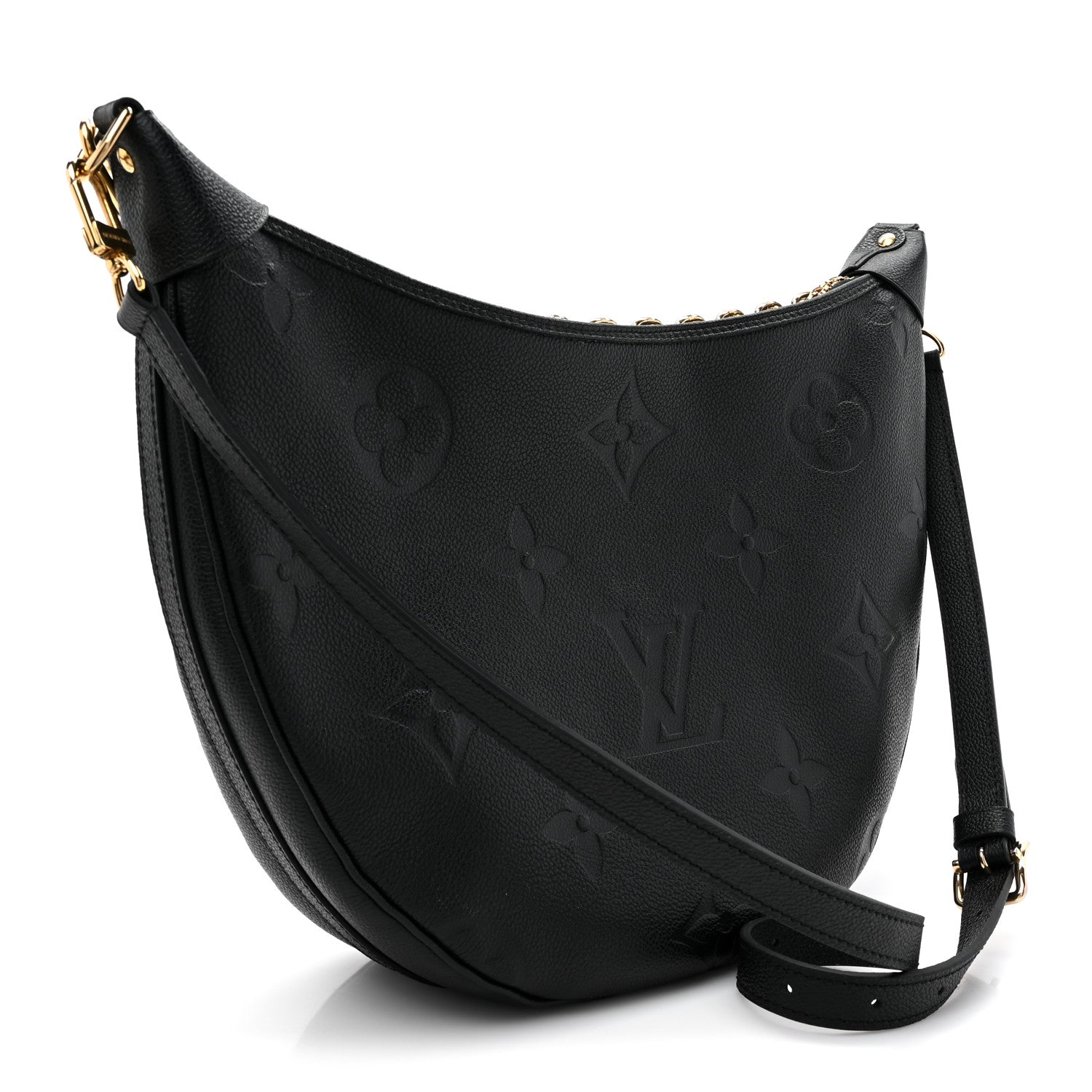 Louis Vuitton Empreinte Monogram Giant Loop Hobo Black 4 of 11