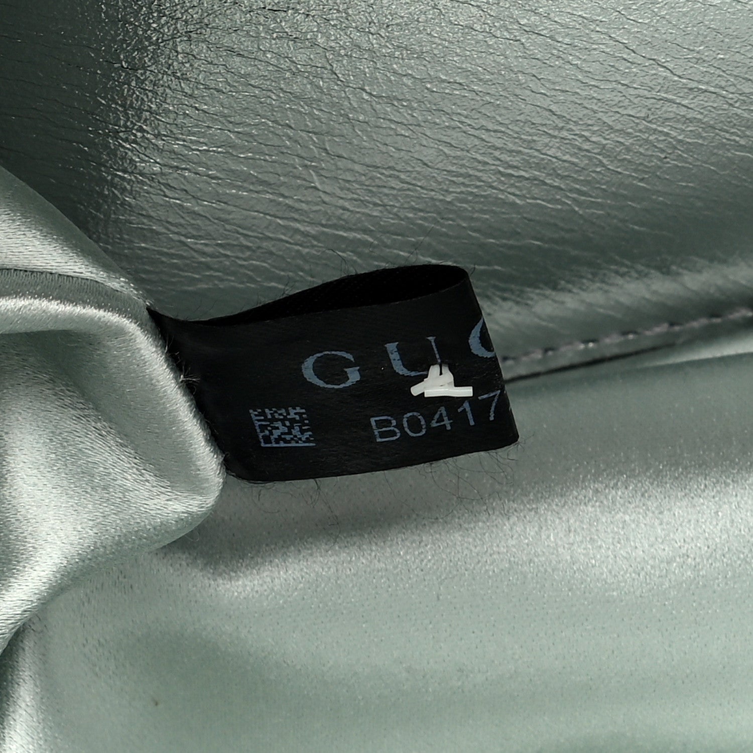 Gucci Iridescent Nappa Chevron Matelasse Small GG Marmont Chain Shoulder Bag Iridescent Salvy Green 7 of 10