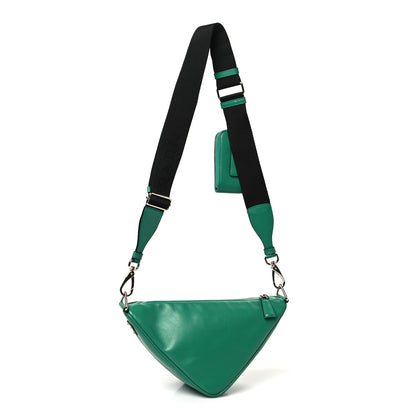Prada Grace Lux Triangle Shoulder Bag Mango 3 of 9