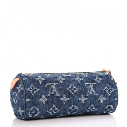Louis Vuitton Denim Speedy GM Pochette Case 3 of 6