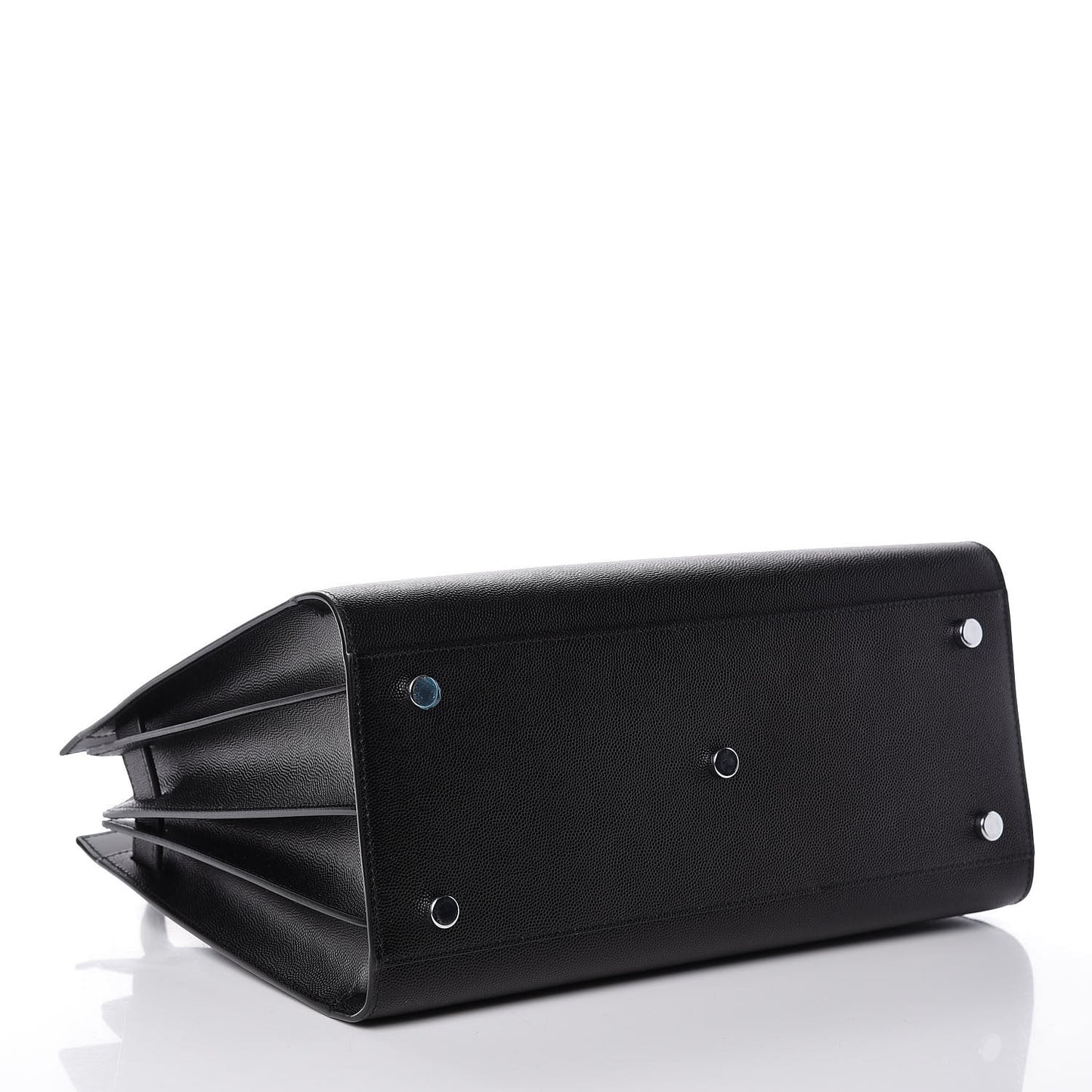 Grained Calfskin Small Sac De Jour Black