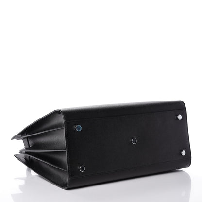 Saint Laurent Grained Calfskin Small Sac De Jour Black 4 of 10