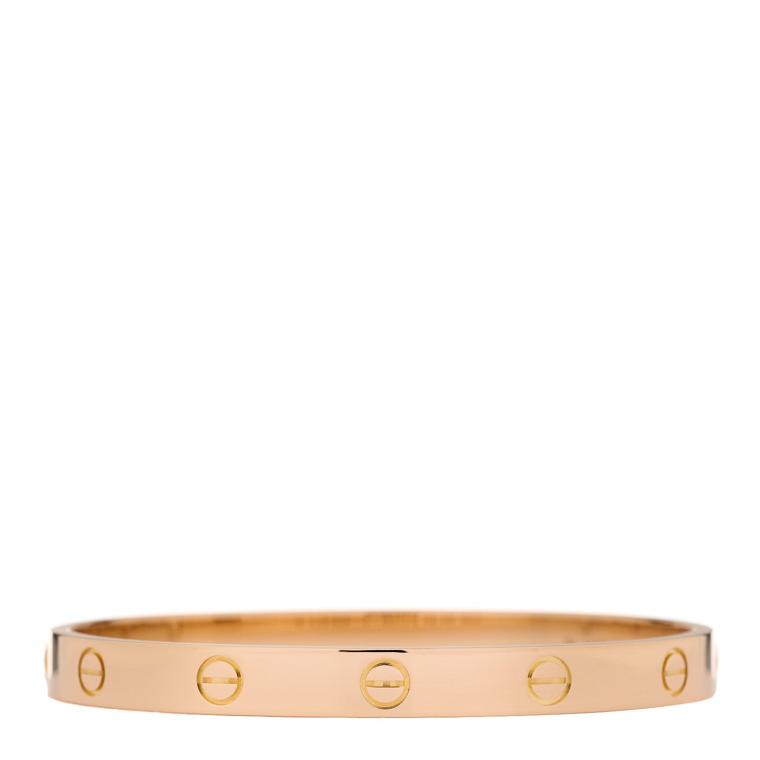 Cartier 18K Pink Gold LOVE Bracelet 17 3 of 10