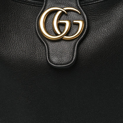 Gucci Goatskin Large Aphrodite Shoulder Bag Black 8 of 10