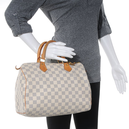 Louis Vuitton Damier Azur Speedy 30 2 of 7