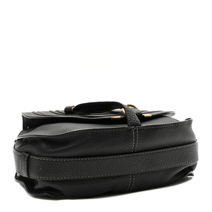 Chloe Calfskin Medium Marcie Round Crossbody Bag Black 4 of 10