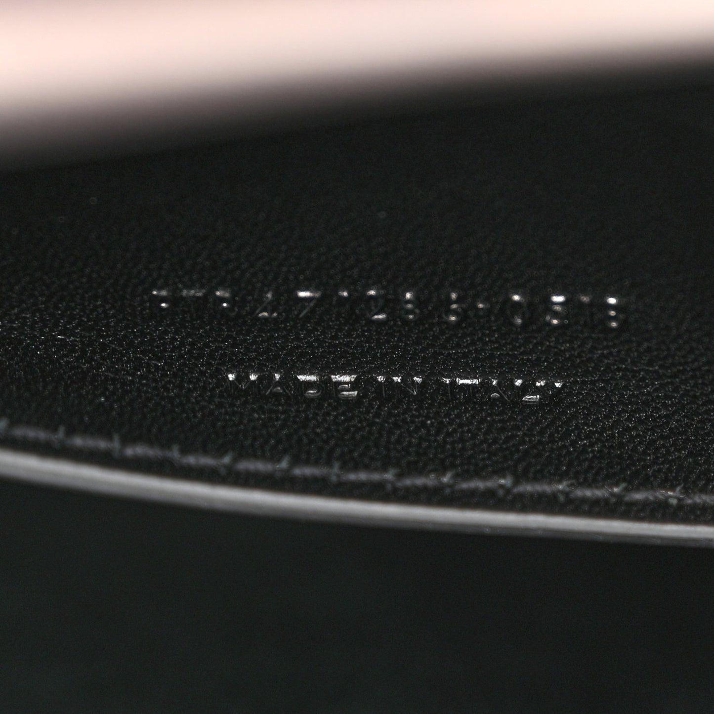 Suede Embroidered Birds Monogram Chain Wallet Black