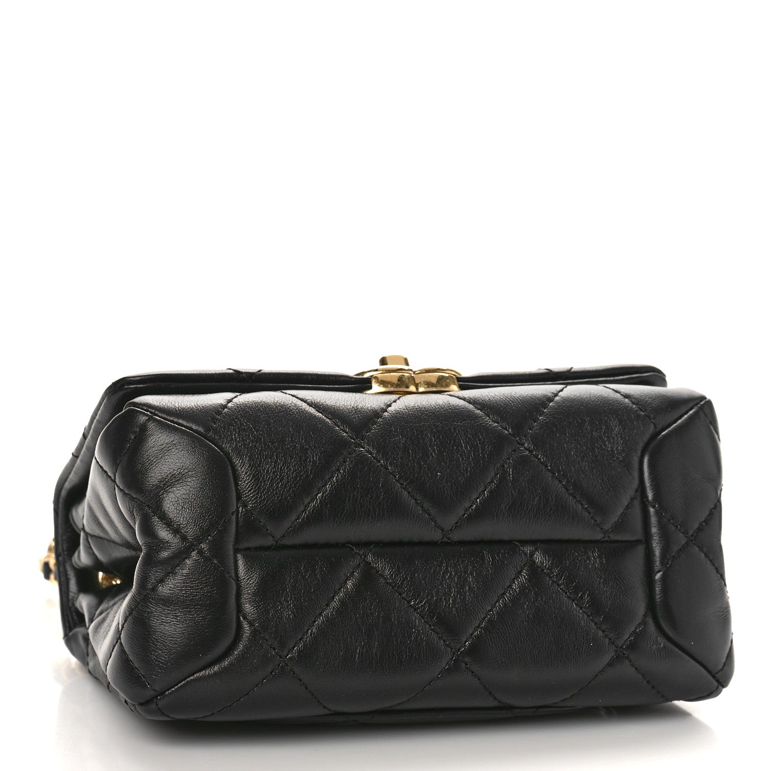 Chanel Lambskin Quilted Mini Color Match Flap Black 4 of 9
