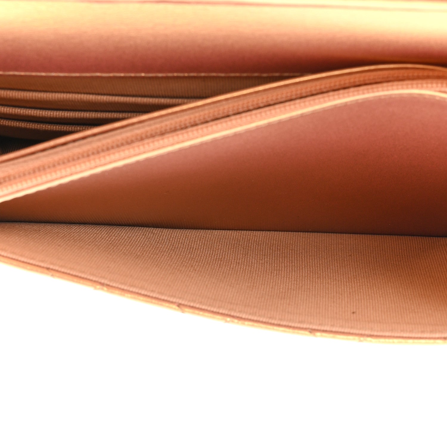 Chanel Metallic Lambskin Quilted Wallet On Chain WOC Golden 5 of 12