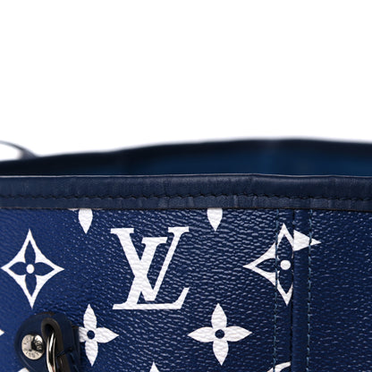 Louis Vuitton Monogram Escale Neverfull MM Blue 15 of 15