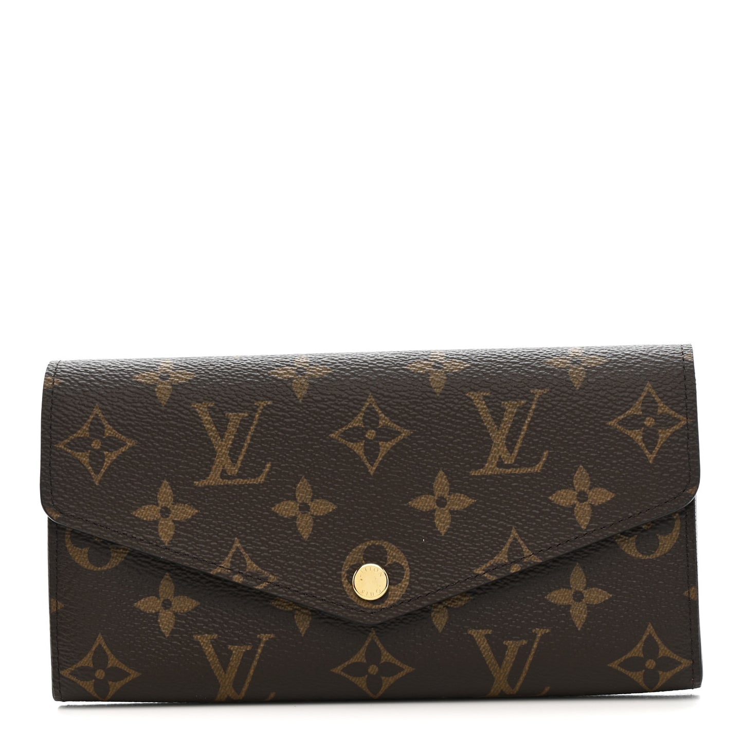 Monogram Sarah Wallet NM Coquelicot