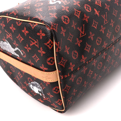 Louis Vuitton Catogram Speedy Bandouliere 30 Marron 13 of 14