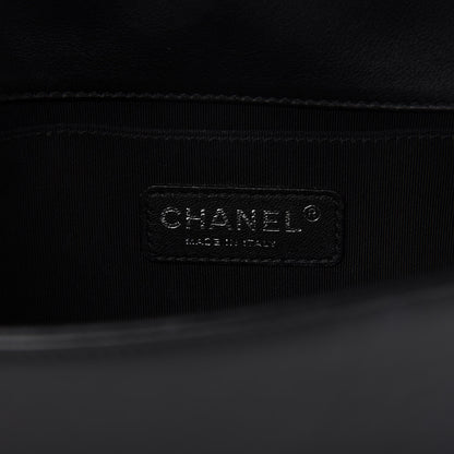 Chanel Calfskin Quilted Medium Boy Flap Black 8 of 13