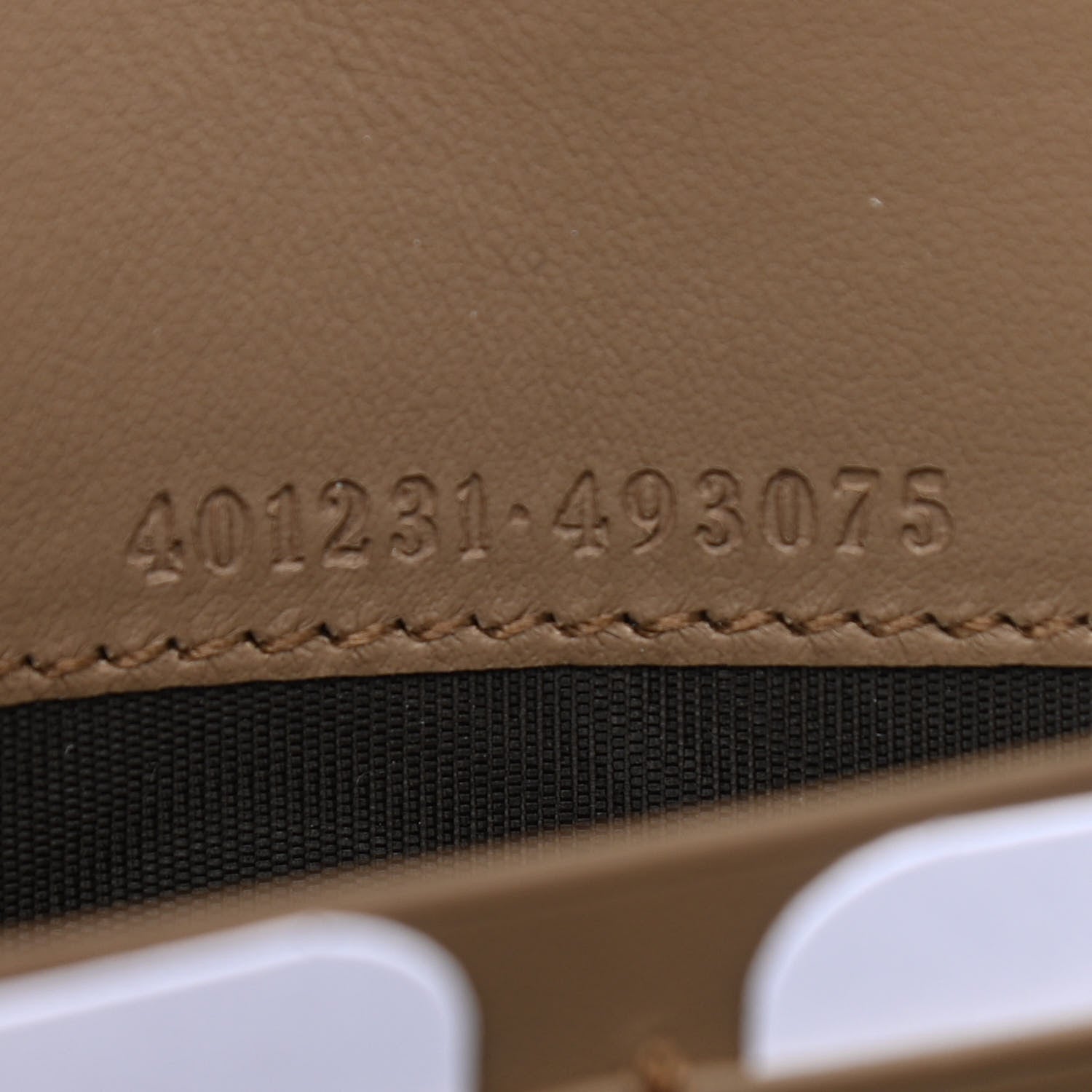 Gucci GG Supreme Monogram Mini Dionysus Chain Wallet Beige Taupe 7 of 11